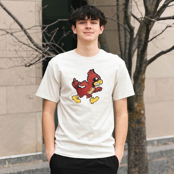 Champion® Walking Cy Oatmeal T-Shirt front